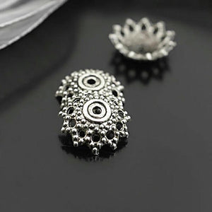 100PCS 12MM Antique Style Bead Caps for DIY Jewelry