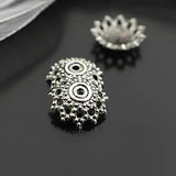 100PCS 12MM Antique Style Bead Caps for DIY Jewelry