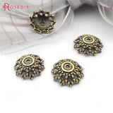 100PCS 12MM Antique Style Bead Caps for DIY Jewelry