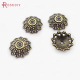 100PCS 12MM Antique Style Bead Caps for DIY Jewelry