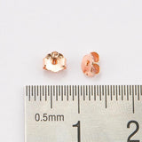 10 Pairs 925 Silver Earring Back Stoppers Ear Post Nuts Earring Setting