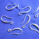 925 Sterling Silver Earring Bail Pinch Clasps 10/20/50PCS