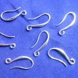 925 Sterling Silver Earring Bail Pinch Clasps 10/20/50PCS