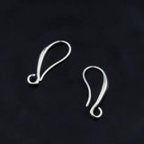 925 Sterling Silver Earring Bail Pinch Clasps 10/20/50PCS