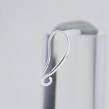 925 Sterling Silver Earring Bail Pinch Clasps 10/20/50PCS