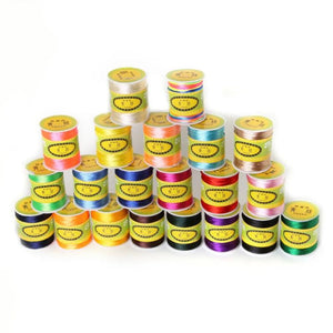 70M Nylon Cord Satin Braided String Mixed 21 Colors