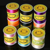 70M Nylon Cord Satin Braided String Mixed 21 Colors