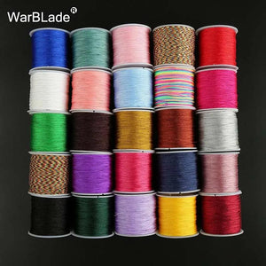 120m 0.8mm Cotton Cord Nylon Cord Thread Chinese Knot String Rope Beads DIY
