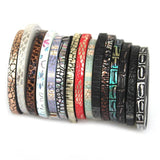 5mm Flat PU Leather Cord Rope for Bracelet DIY Jewelry Making