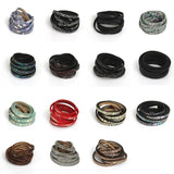 5mm Flat PU Leather Cord Rope for Bracelet DIY Jewelry Making