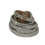 5mm Flat PU Leather Cord Rope for Bracelet DIY Jewelry Making