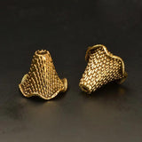10pcs Craft Alloy Beads Cap 20x16mm Gold/Silver Earring Jackets DIY Jewelry