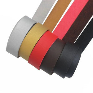 1 Meter 20mm Flat Suede Leather Cord Soft PU Leather Cord