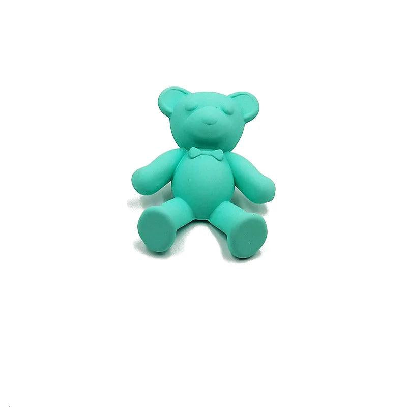 Cartoon Resin Dancing Bear for DIY Hair Jewelry Craft