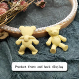Cartoon Resin Dancing Bear for DIY Hair Jewelry Craft