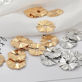 18K Bronze Hollow Leaf Earring DIY Ear Pend