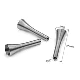 50pcs 27.5mm Spring Beads Caps Metal Tube Caps UF2019