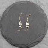 Zircon Copper Plated Gold Findings 10pcs/lot