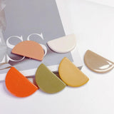 10pcs Semicircle Acrylic Resin Earring Necklace Charms DIY Material