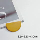 10pcs Semicircle Acrylic Resin Earring Necklace Charms DIY Material
