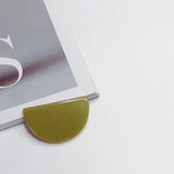 10pcs Semicircle Acrylic Resin Earring Necklace Charms DIY Material