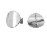 10pcs 20mm Stainless Steel Stud Earrings with Loop for DIY Earring Making