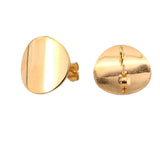 10pcs 20mm Stainless Steel Stud Earrings with Loop for DIY Earring Making