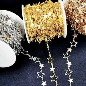 1 Meter Rhodium Plated Copper Necklace Chain Jewelry Making Supplies