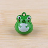6pcs DIY Cartoon Pet Bell Owl Frog Fox Keychain Accessories