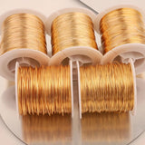 Brass Copper Wires Jewelry Making DIY 0.3-1.0 MM Width