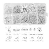 DIY Jewelry Findings Kit Jump Rings Earring Hook Clasp Set