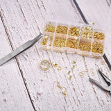 DIY Jewelry Findings Kit Jump Rings Earring Hook Clasp Set