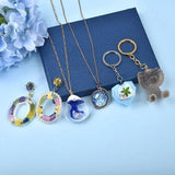 DIY Jewelry Findings Kit Jump Rings Earring Hook Clasp Set