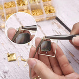 DIY Jewelry Findings Kit Jump Rings Earring Hook Clasp Set