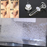 100pcs Anti-Pain Pad for Earrings Transparent Silicone Back