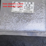 100pcs Anti-Pain Pad for Earrings Transparent Silicone Back
