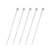 200pcs Silver/Bronze Round Ball End Head Pin Needles DIY Jewelry 20-50mm