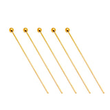 200pcs Silver/Bronze Round Ball End Head Pin Needles DIY Jewelry 20-50mm