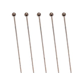 200pcs Silver/Bronze Round Ball End Head Pin Needles DIY Jewelry 20-50mm