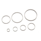 20Pcs Stainless Steel Round Charms Open Back Bezel Blanks