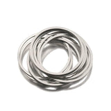20Pcs Stainless Steel Round Charms Open Back Bezel Blanks