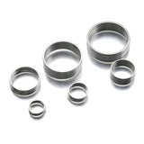 20Pcs Stainless Steel Round Charms Open Back Bezel Blanks