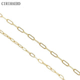 14K Gold Plated Chain for DIY Jewelry Making - Necklace Supplies