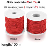 100m Elastic Cord Beading Stretch Thread for DIY Jewelry Making Findings