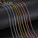 6pcs Silver/Rose Lobster Clasp Extend Chains for Necklace Making