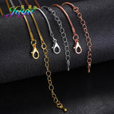 6pcs Silver/Rose Lobster Clasp Extend Chains for Necklace Making