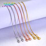 6pcs Silver/Rose Lobster Clasp Extend Chains for Necklace Making