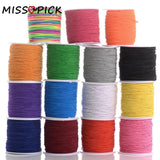 100M 1mm Elastic Cord Bracelet String Nylon Thread for Jewelry Making