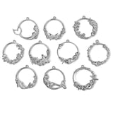10pcs Alloy Open Bezel Ocean Pendants Charms for DIY Resin Jewelry Making