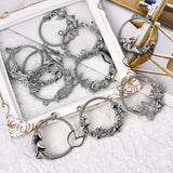 10pcs Alloy Open Bezel Ocean Pendants Charms for DIY Resin Jewelry Making